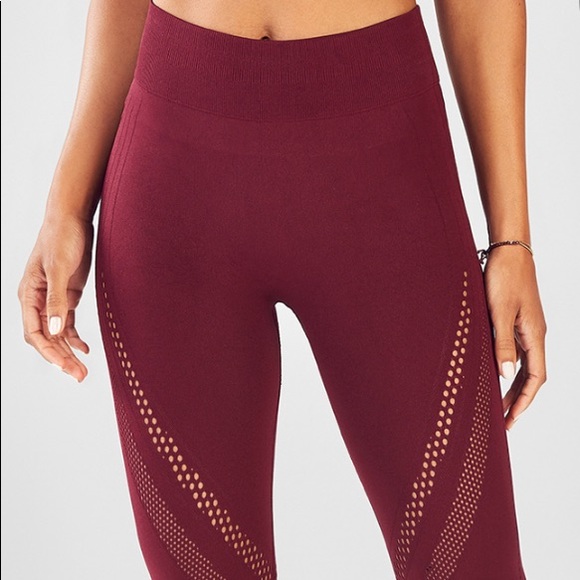 FABLETICS SculptKnitHigh-Waisted Mesh Capri Rare Find size S - Picture 2 of 4
